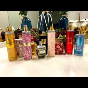 LOT of 10 perfumes/ body spray